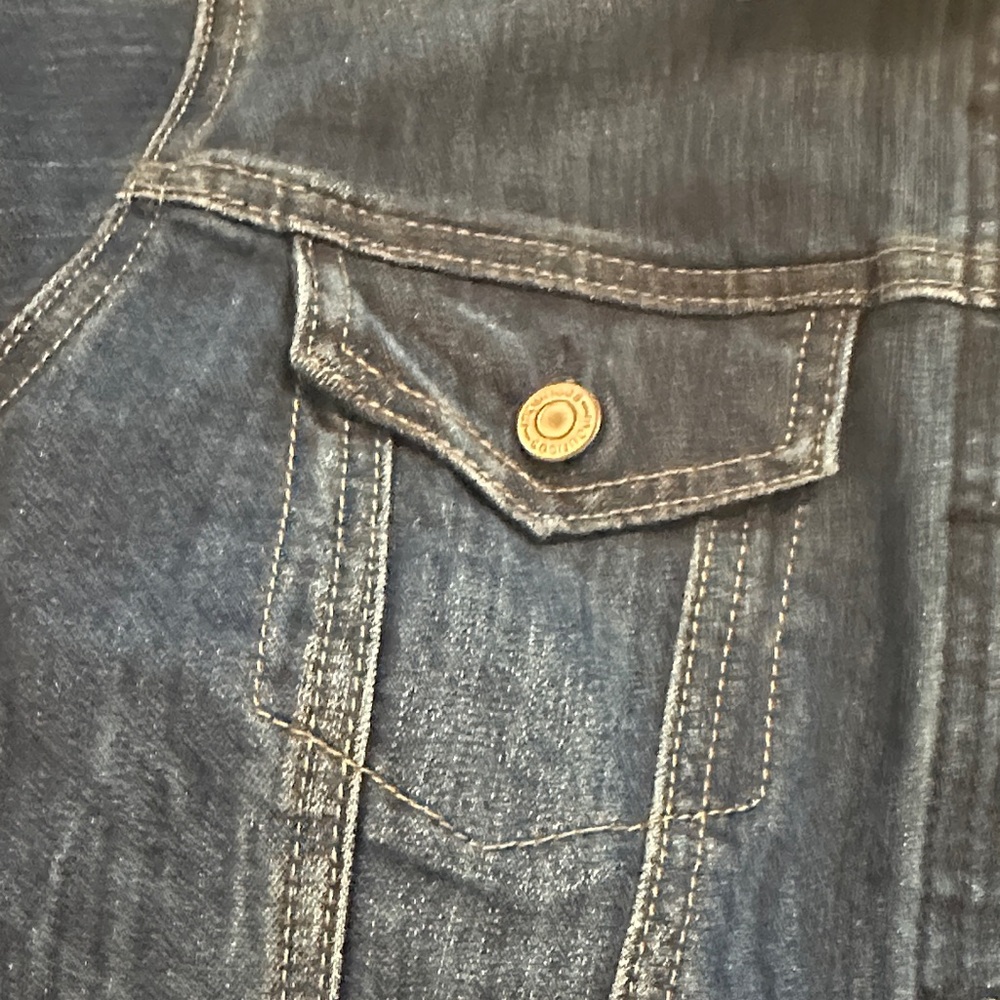 Maurices Dark Indigo Denim Jacket - Button Front - Picture 4 of 5